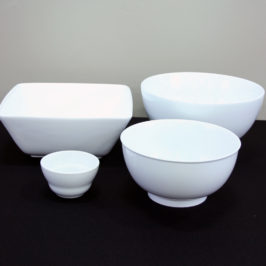White China Serving Bowls